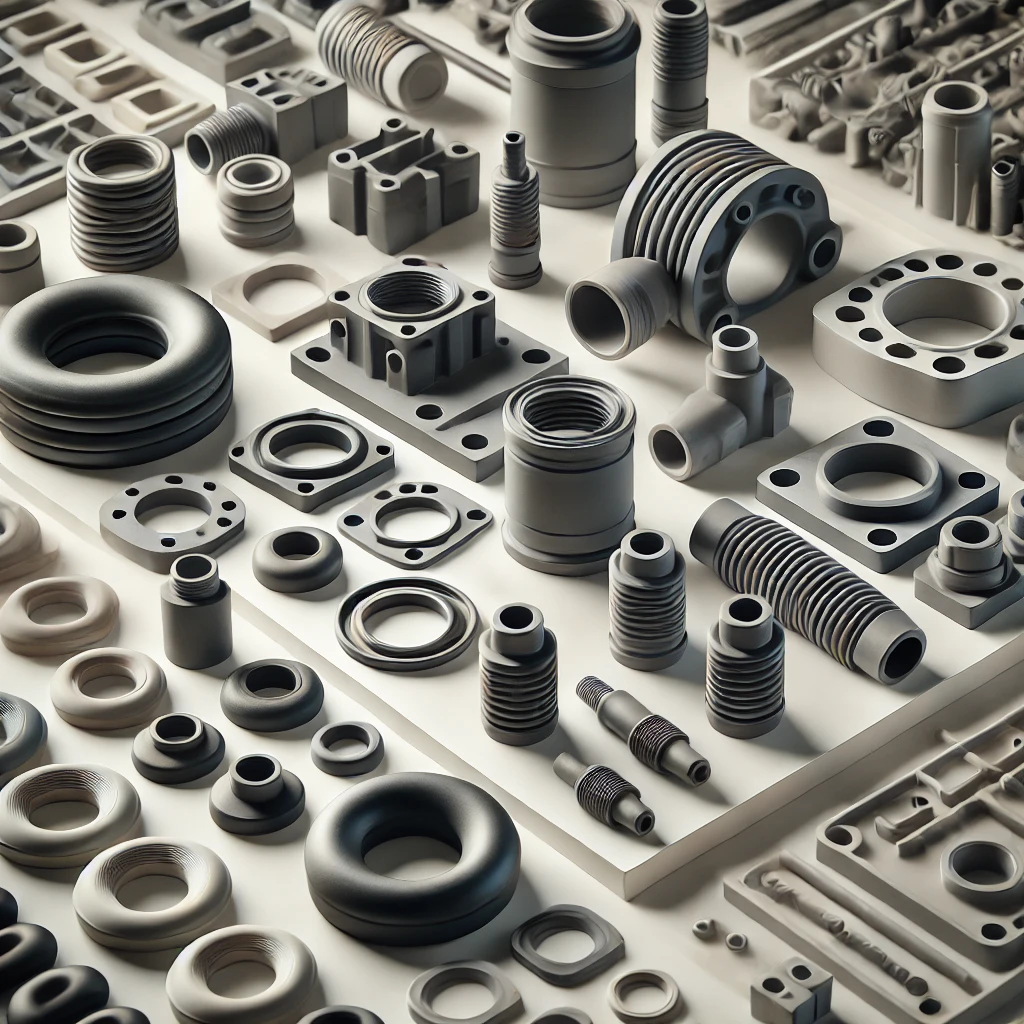 راهنمای جامع قطعات لاستیکی و پلاستیکی: معرفی، کاربردها و ویژگی‌ها